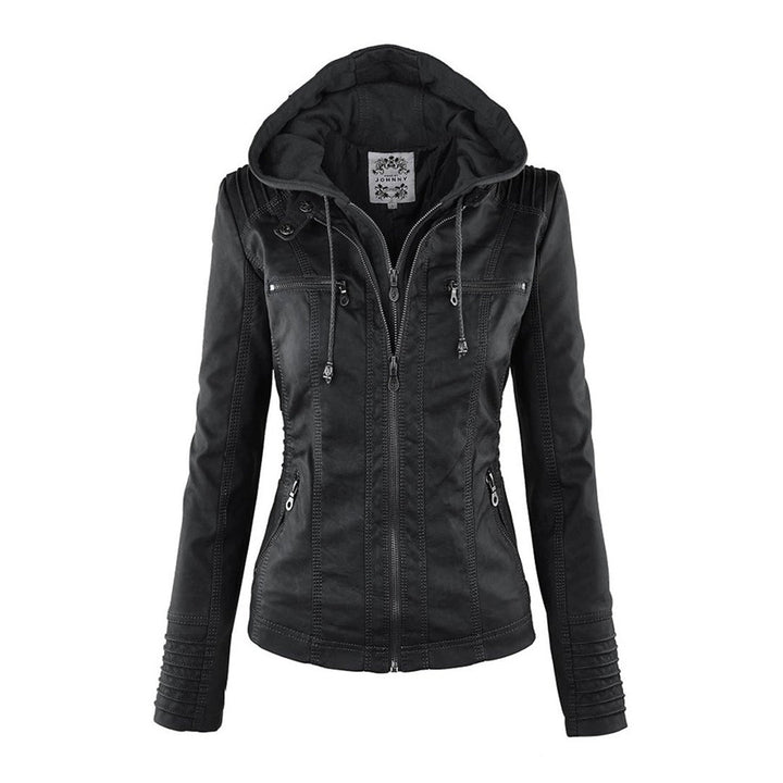 Gia - Leather Biker Jacket