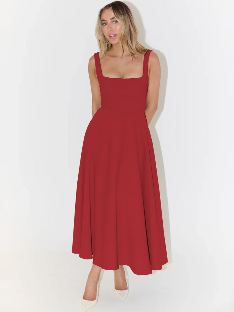 Exciting Scarlet Dress