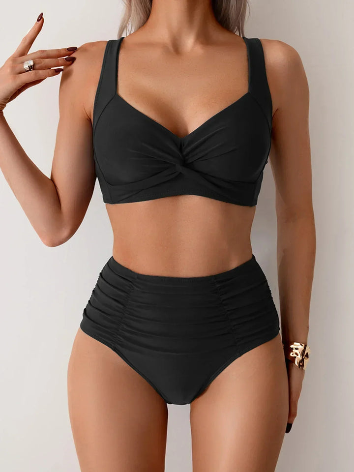 Nolwenn | Ruffled Bandeau Bikini