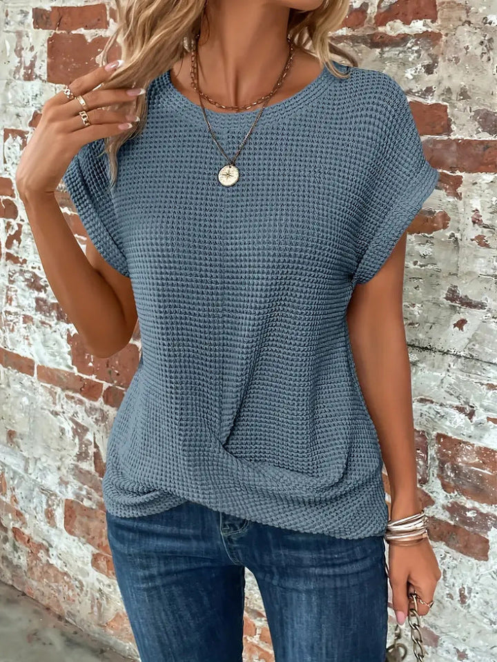 Charlotte | Elegant Blouse with Round Neck
