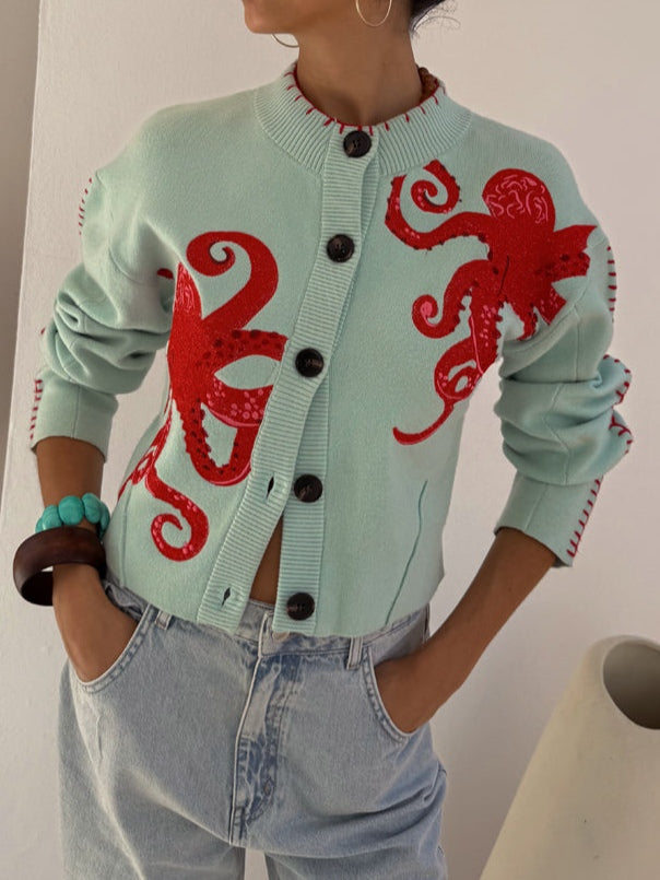 The Amelia Cardigan – Ocean Edition