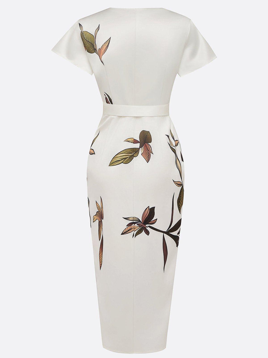 Elena Floral Midi Wrap Dress