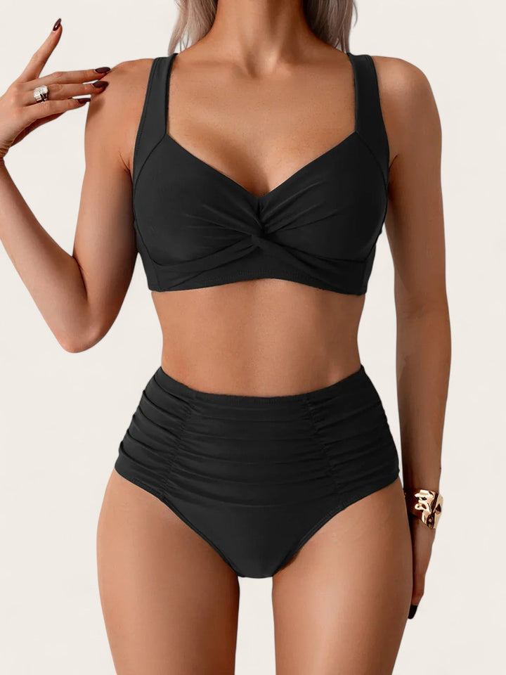 Nolwenn | Ruffled Bandeau Bikini