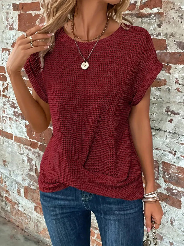 Charlotte | Elegant Blouse with Round Neck