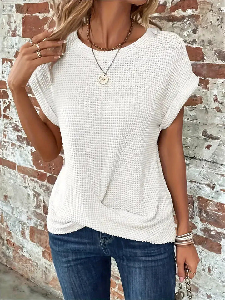 Charlotte | Elegant Blouse with Round Neck