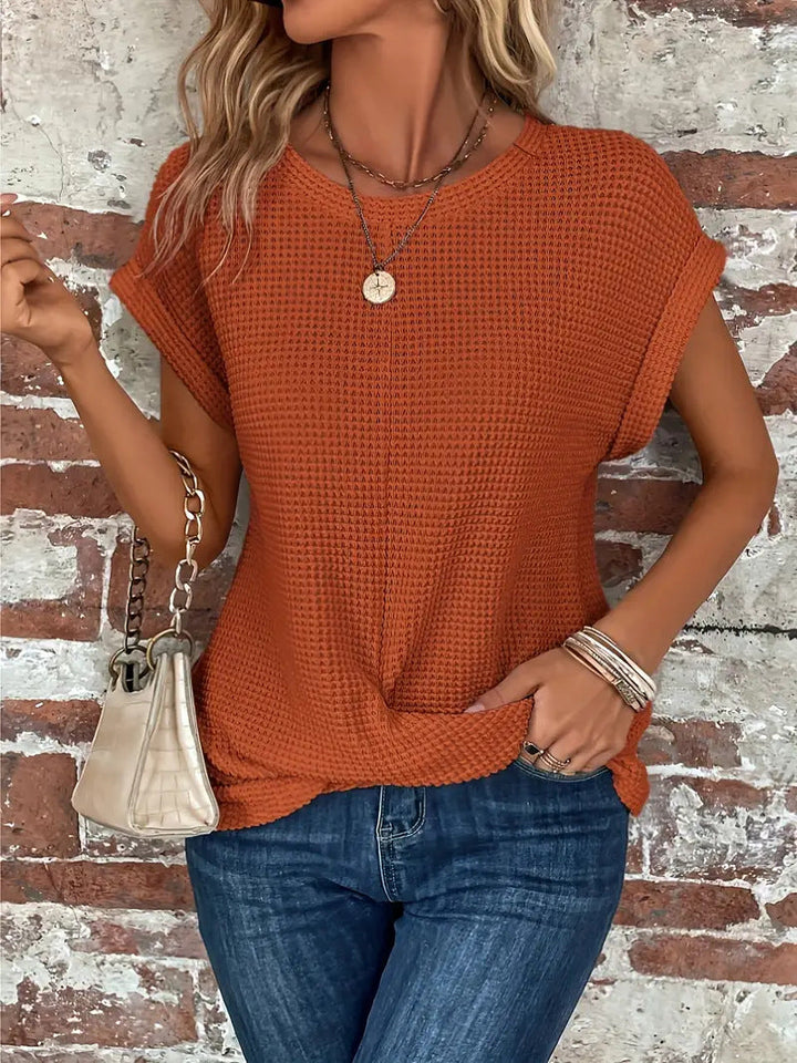 Charlotte | Elegant Blouse with Round Neck