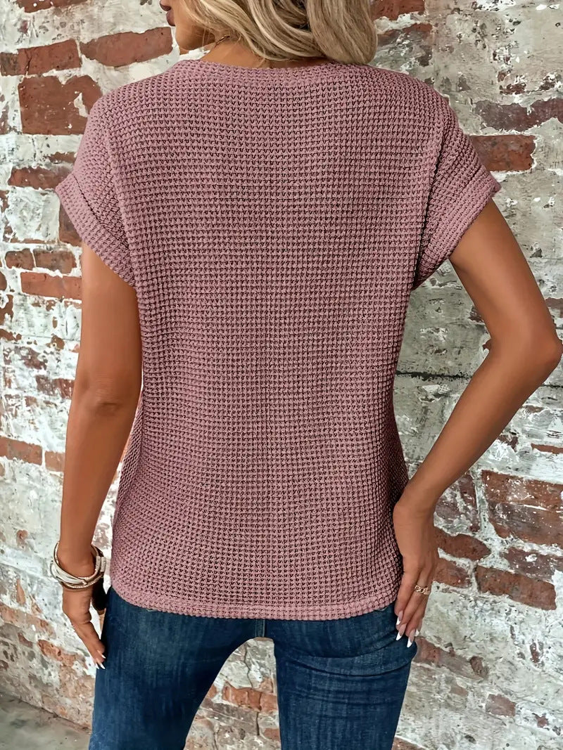 Charlotte | Elegant Blouse with Round Neck