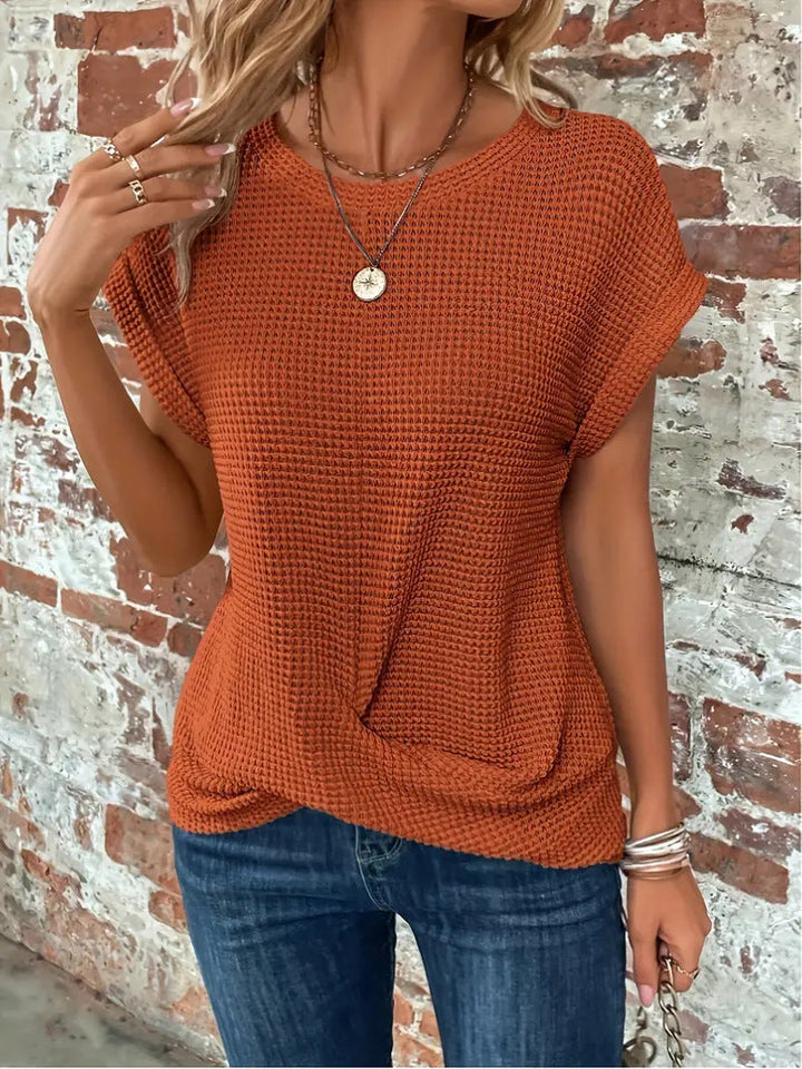 Charlotte | Elegant Blouse with Round Neck